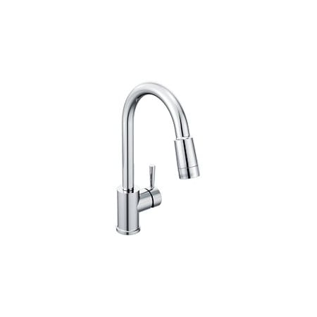 Moen Chrome One-Handle Pulldown Kitchen Faucet 46201